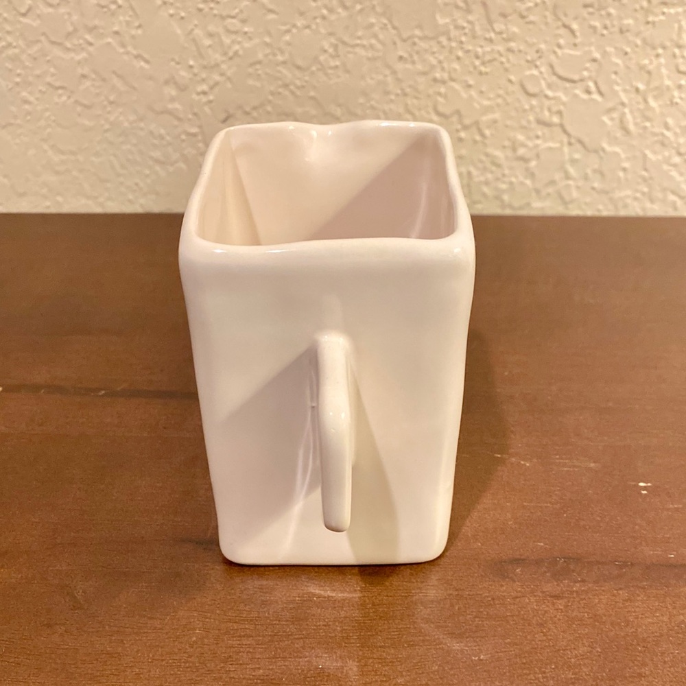 Rae Dunn Artisan Collection CREAM Square Creamer - Picture 4 of 4